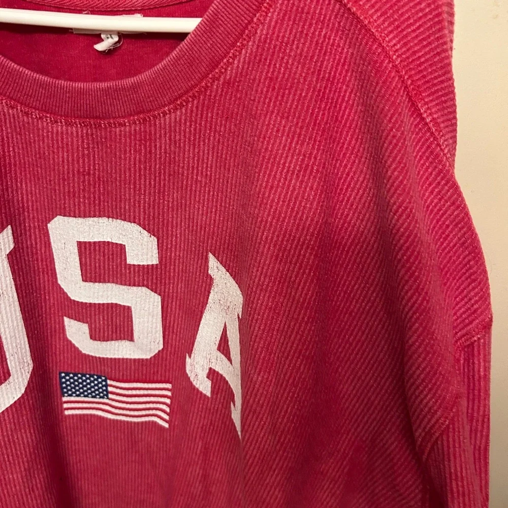 Maurice’s waffle distressed sweatshirt, gently worn very little, sz 3x, runs tru - Picture 3 of 6